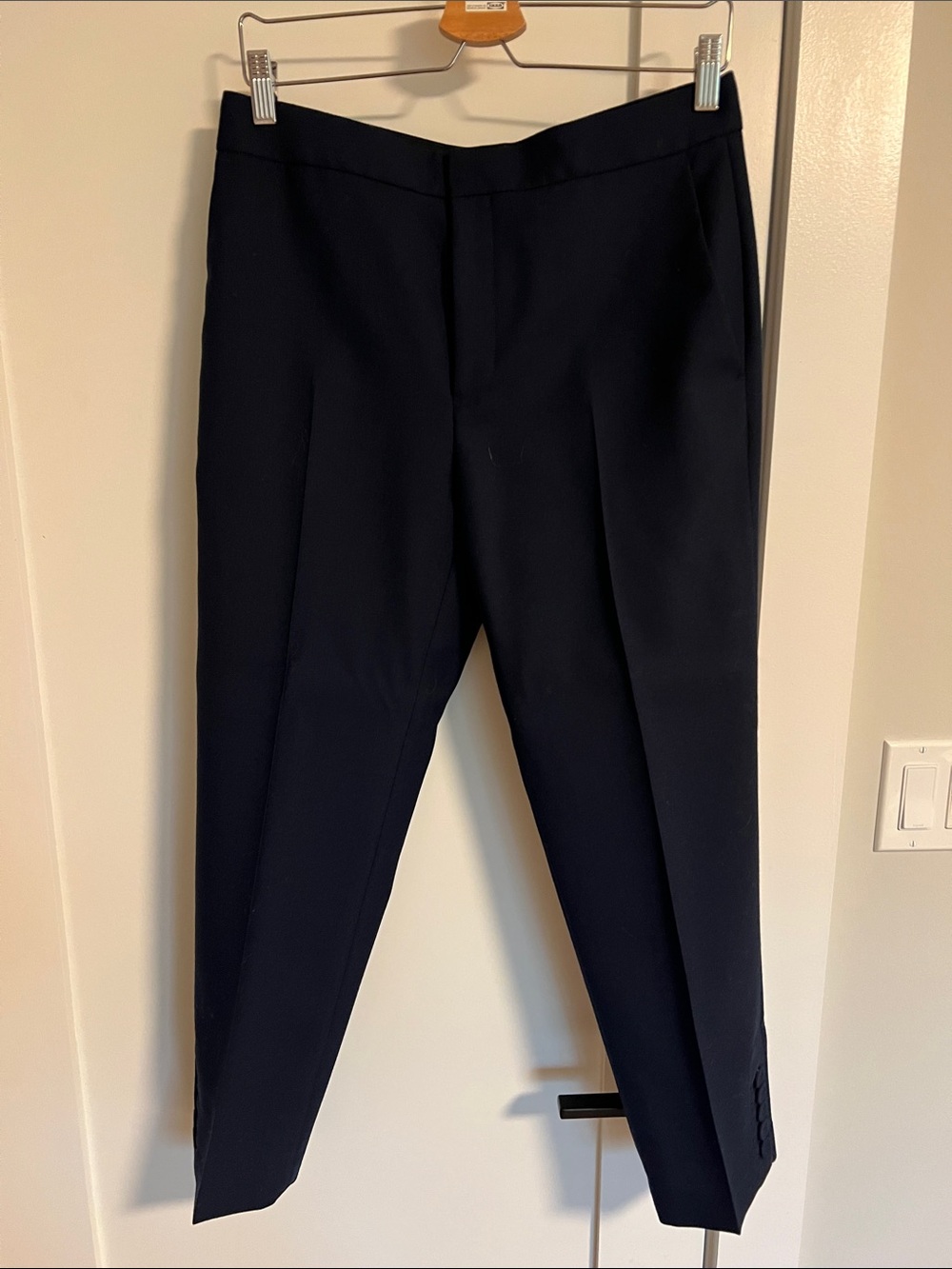 Club Monaco Navy Tailored Trousers
